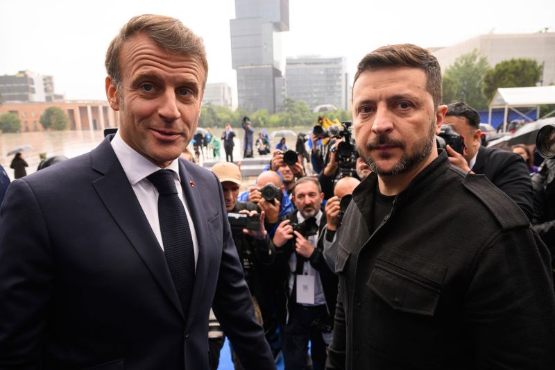 Еманюел Макрон, Володимир Зеленски