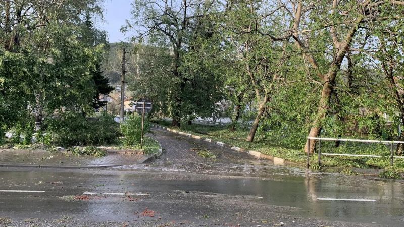 Гръмотевична буря край Разград остави 3 села и град без ток