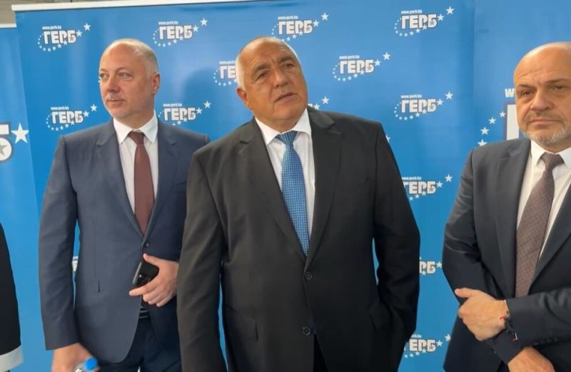 Росен Желязков, Бойко Борисов и Томислав Дончев (ГЕРБ)