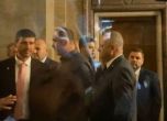 Ивелин Михайлов излиза от кулоарите след спречкването