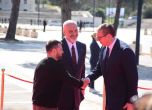 Президентът на Украйна Володомир Зеленски и президента на сърбия Александър Вучич.