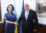 Олеся Илашчук и Бойко Борисов в парламента