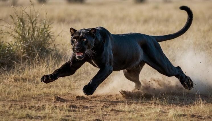 Черен леопард.