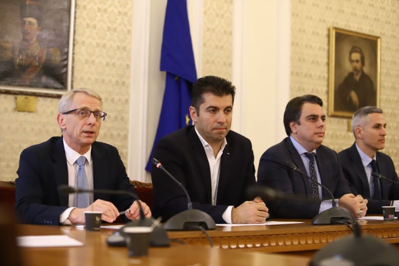 Николай Денков, Кирил Петков, Асен Василев, Андрей Гюров