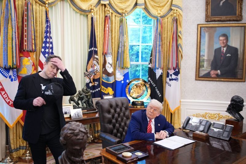 Доналд Тръмп и Илон Мъск