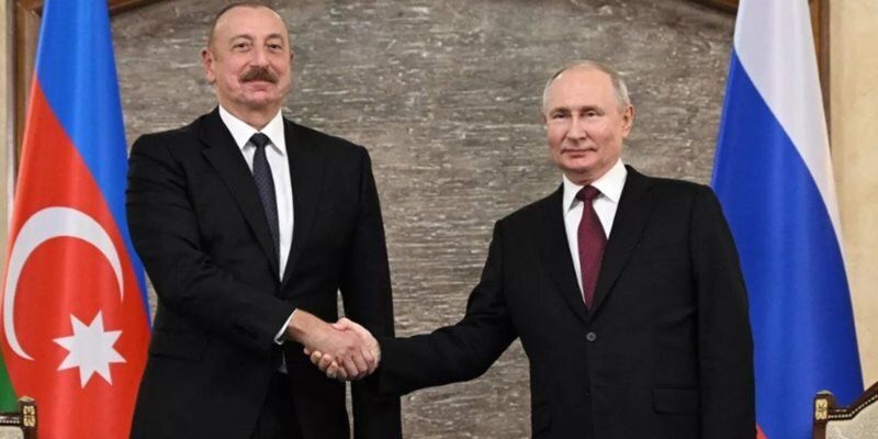 Путин и Алиев