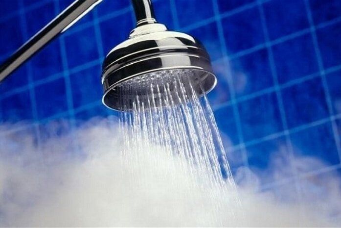 Студен душ.