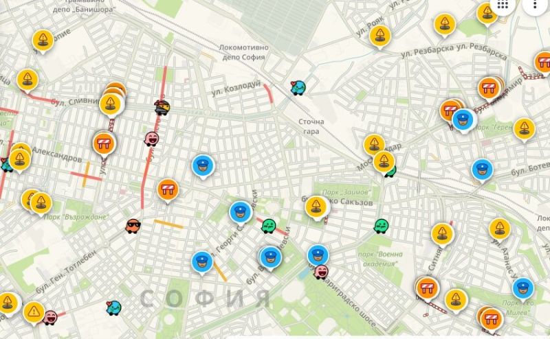 Ремонти и затворени улици в София