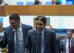 Лидерите на "Да, България" Ивайло Мирчев и Божидар Божанов в пленарната зала
