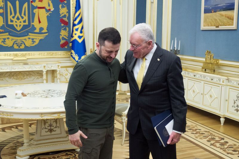 Володимир Зеленски и Кийт Келог