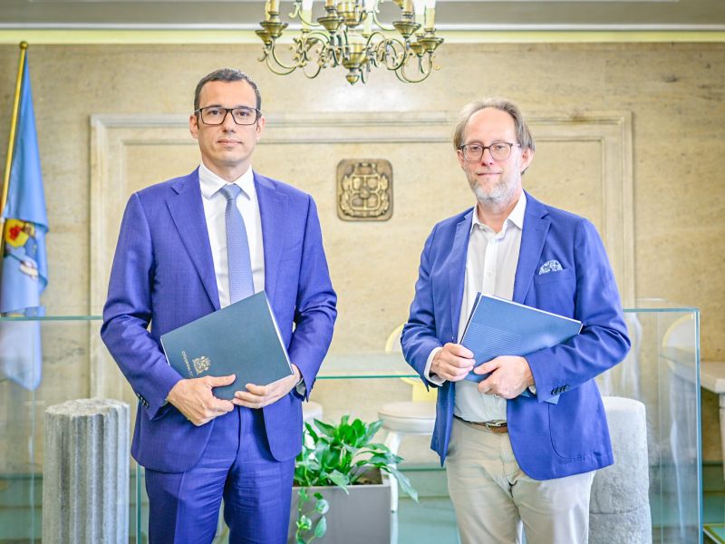 Васил Терзиев и Франсоа Деберг 