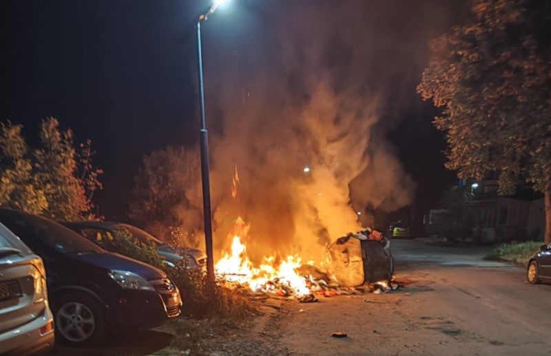 Пожар в кв. Изгрев