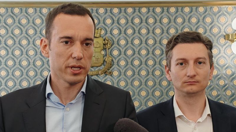 Кметът на София Васил Терзиев и зам.-кметът Иван Василев