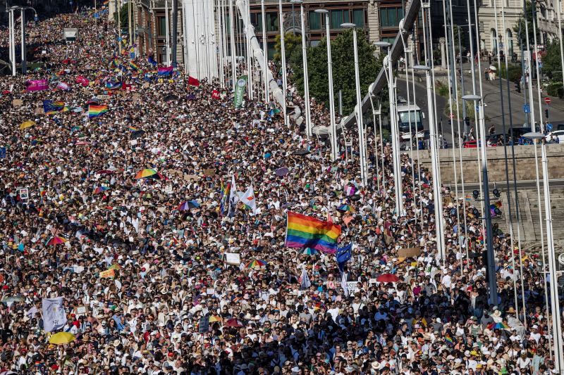 Гей парадът в Будапеща, 28 юни, 2025 г. 