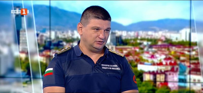 Комисар Калоян Дончев - началник на Националния оперативен център към МВР.