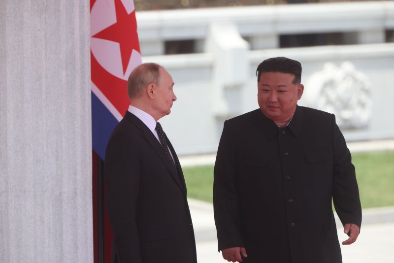 Путин и Ким Чен Ун