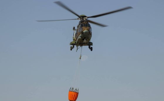 Obsežen požar blizu Bŭlgarova: Evakuacija prebivalcev in pomoč vojske pri gašenju