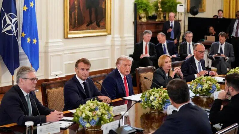 Срещата на Тръмп и европейските лидери