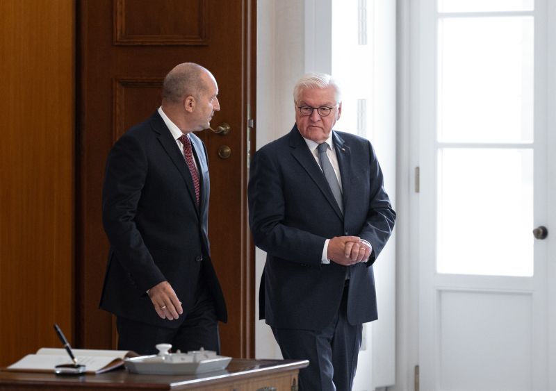 Президентът Румен Радев се срещна със своя колега Франк-Валтер Щайнмайер в Берлин