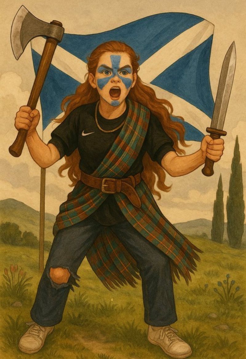 Момичето с брадвата