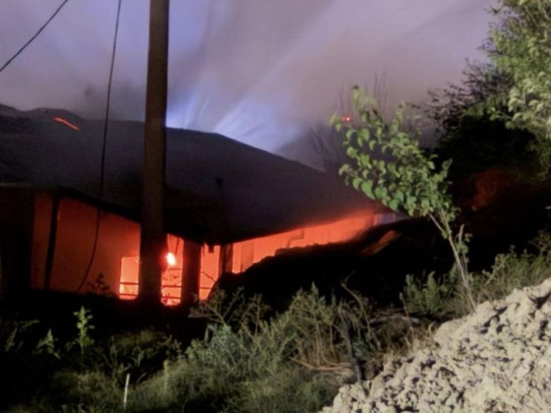  Пожар в кравеферма в Лясковец