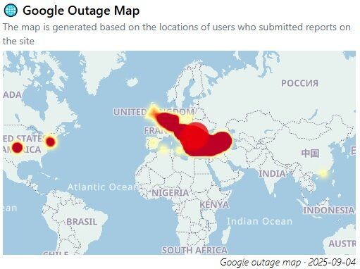 Региони, засегнати от срива