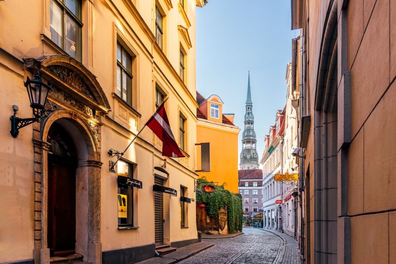 Столицата на Латвия- Рига.