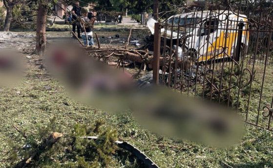 Чист тероризъм: Русия уби с авиобомба 21 възрастни украинци, чакащи да си вземат пенсиите