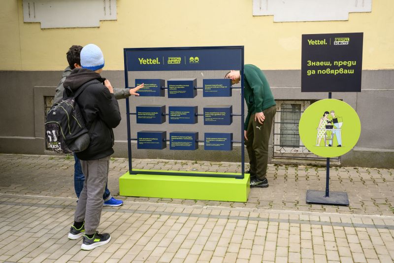 Забавни игри от Yettel учат деца и родители на дигитална безопасност в Mall of Sofia на прага на новата учебна година