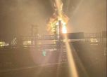 Дрон предизвика пожар в една от двете най-големи петролни рафинерии в Русия