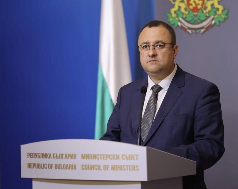 Министърът на регионалното развитие и благоустройството Иван Иванов 