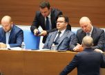 Днес, 17 септември, се провежда редовно заседание на Народното събрание на Република България. На снимката: Георги Георгиев, Жечо Станков, Даниел Митов, Росен Желязков