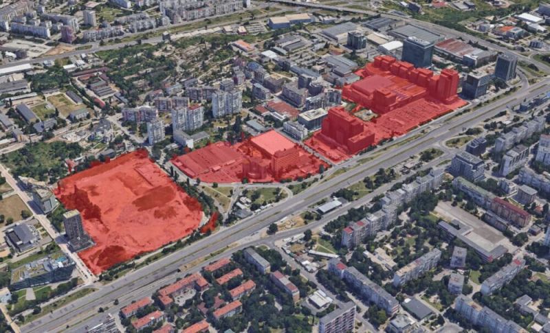 Зони по бул. 