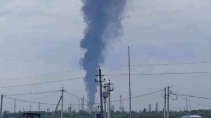 Пожарът в завода в Салават