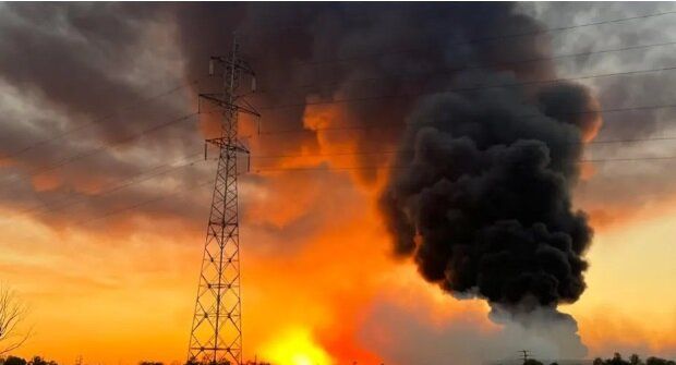 Пожарът в района на бившата 