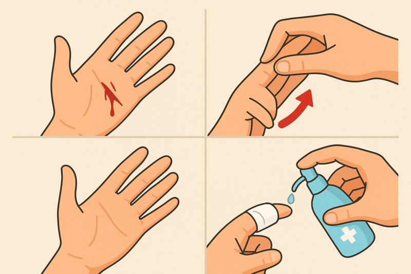 Как да спрем кръв от порязване