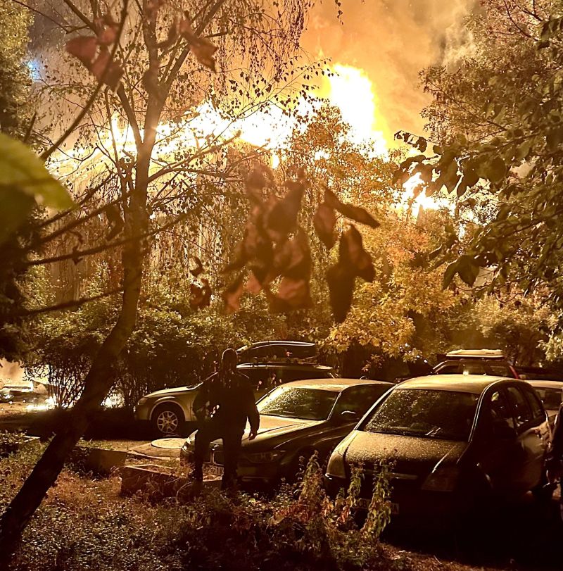 Пожар в столичния квартал ''Гоце Делчев