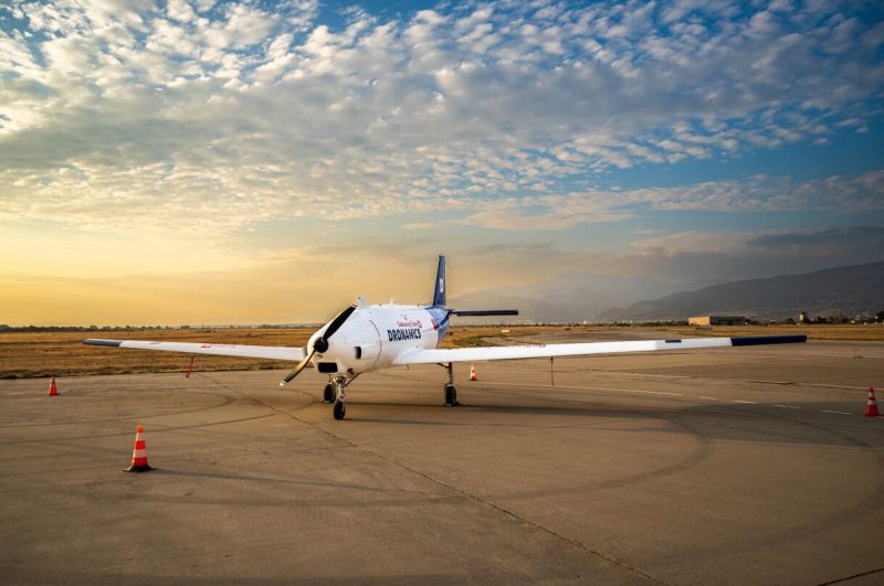 Товарен дрон, произведен от българската компания Dronamics