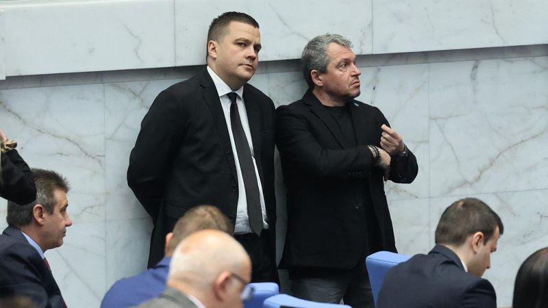 Станислав Балабанов и Тошко Йорданов в парламента