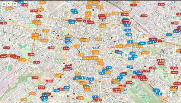 София отвори данните за транспорта. Гражданите вече ще виждат движението на превозните средства в реално време