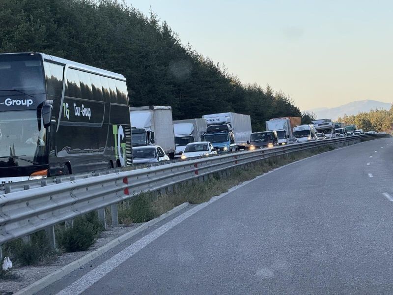 Задръстване на АМ ''Тракия''