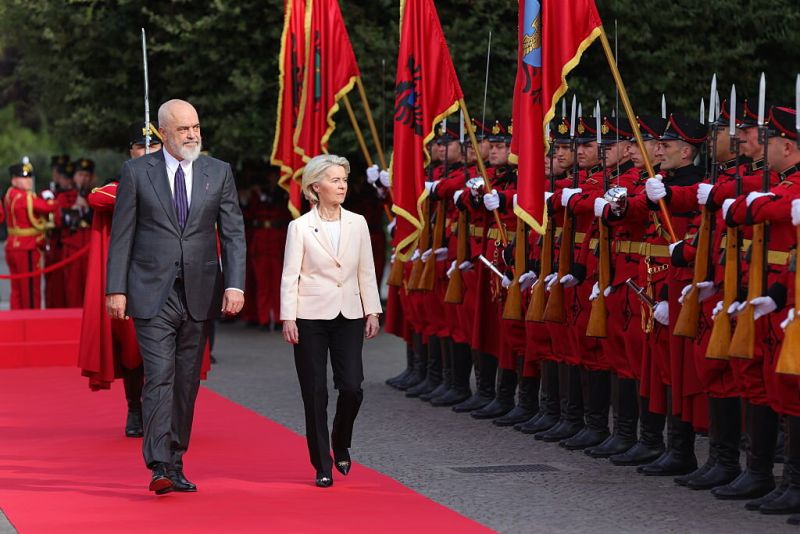 Еди Рама и Урсула фон дер Лайен