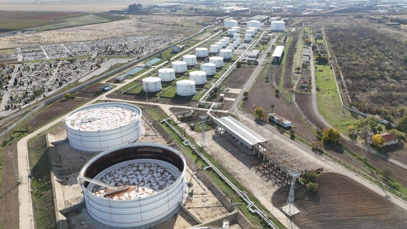 Рафинерията на Лукойл в Бургас