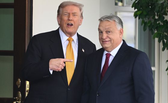 Президентът на САЩ Доналд Тръмп и унгарският премиер Виктор Орбан. 