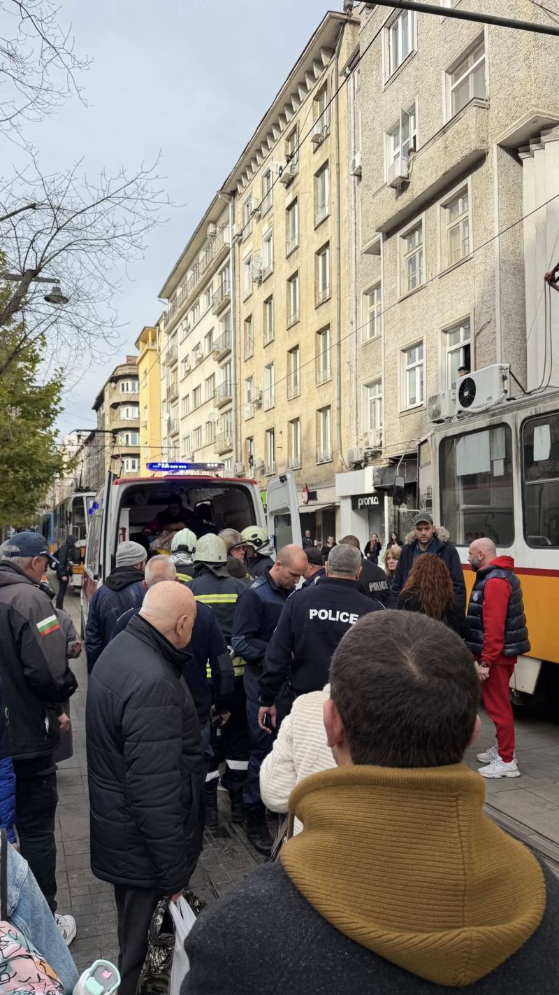 Кадри от мястото на инцидента. 