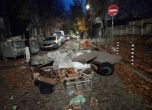 Отпадъци са блокирали движението по столична улица