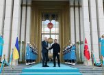 Анкара (19 ноември 2025) Турският президент Реджеп Тайип Ердоган се срещна с украинския президент Володимир Зеленски (вдясно) в Анкара.Снимка: Пресцентър на Партията на справедливостта и развитието (ПБ)