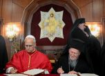 Вселенският патриарх Вартоломей и папа Лъв XIV 