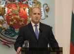 Президентът Румен Радев говори пред медиите днес, 2 декември