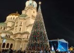 Светна коледната елха в София